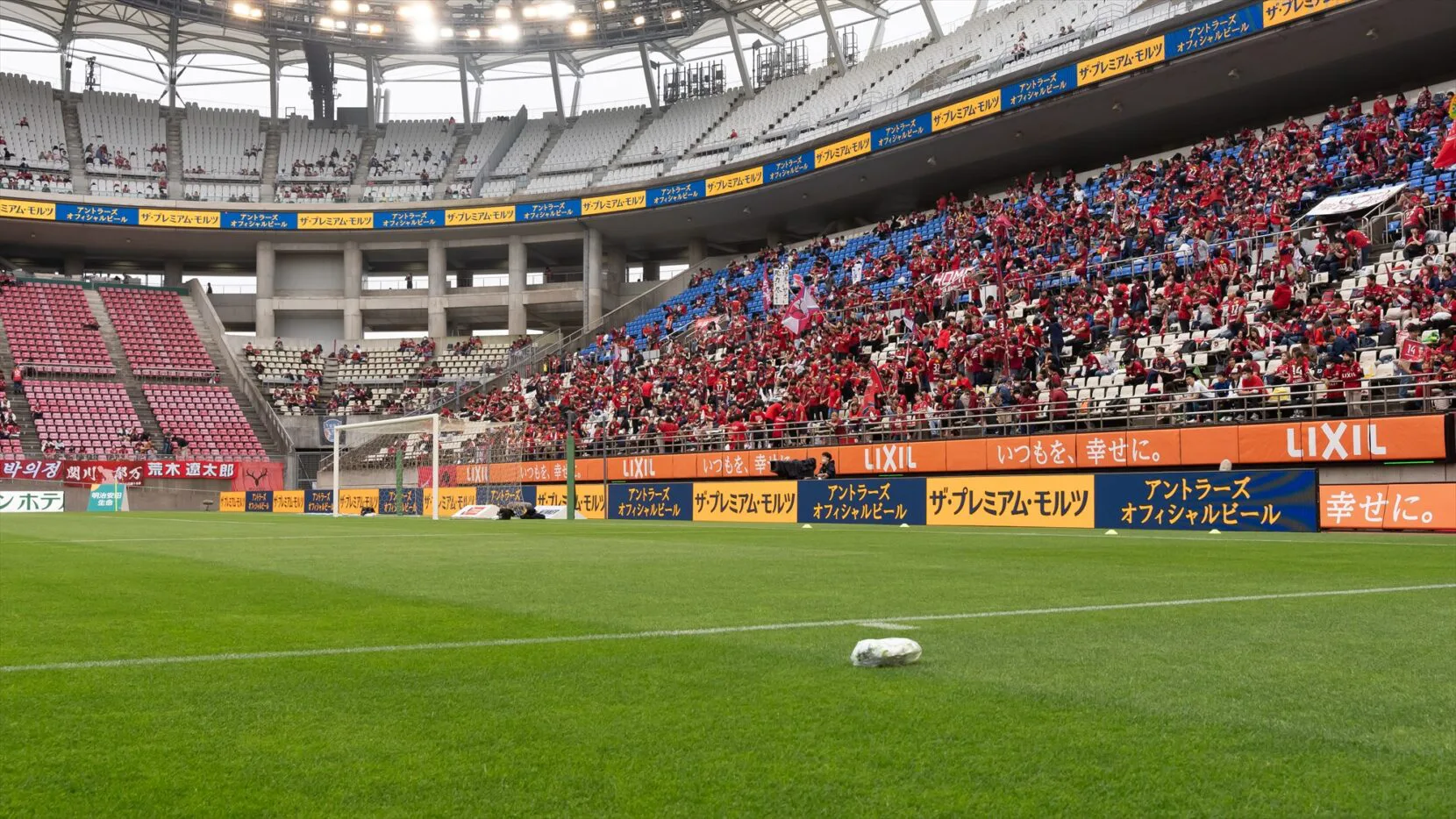 カシマサッカースタジアム 鹿島アントラーズ　パネル 非売品 茨城県立カシマサッカースタジアム建設記念3Dパネル額