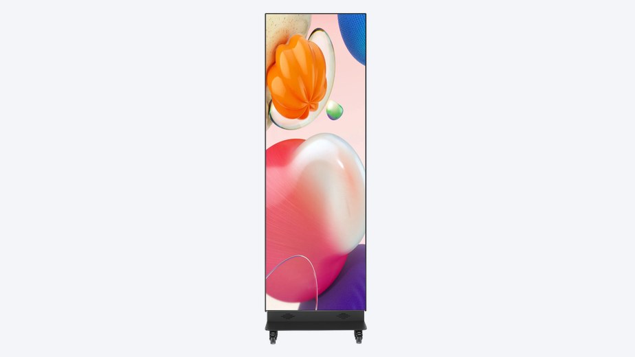 P1.53 COBによる高精細表示のPOSTER VISION 折りたたみタイプ